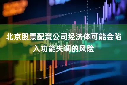 北京股票配资公司经济体可能会陷入功能失调的风险